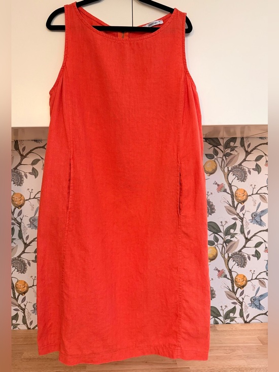 Dresses & Skirts - Jimmy Key 100% Linen Sleeveless Shift with Pockets! Dress Sz M